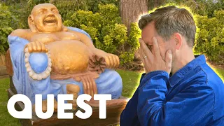 Saxon is SHOCKED by the restoration of his "Laughing Buddha" | Salvage Hunters: The Restorers