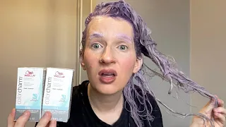 WELLA T18 & T14 Toner FIRST TIME Fresh Bleached Hair (Part 2)