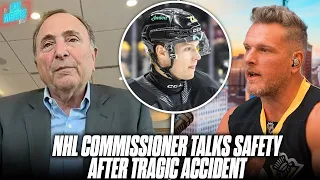 NHL Commissioner Gary Bettman's Thoughts On Protection After Adam Johnson Incident | Pat McAfee