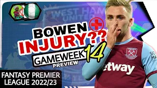 FPL 22/23 - GW14 CAPTAINCY, TEAM SELECTION, CLEANSHEET & SCORING ODDS | FANTASY PREMIER LEAGUE TIPS