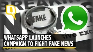 WhatsApp Launches New Ad Campaign to Fight Fake News Menace | The Quint