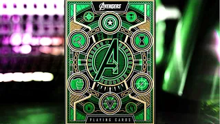 Unboxing the NEW Avengers green playing cards by Theory11!
