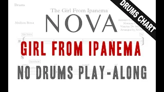 Baila Nova - Garota De Ipanema (Girl From Ipanema) - No drums play-along with chart