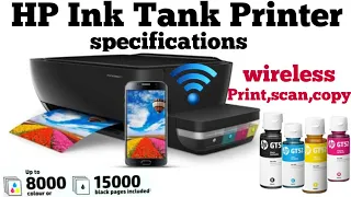 HP 415 Ink Tank Printer (Specifications,Instructions and Precautions)