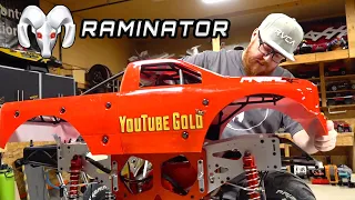 HUGE 80lb 49cc GAS POWERED PRIMAL "TOY" RAMINATOR MONSTER TRUCK! | RC ADVENTURES