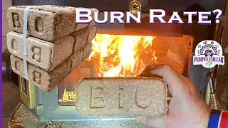 Wood Fuel Blocks - How Long Will They Burn?