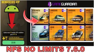 NFS NO LIMITS | V.7.6.0 | HACK UNLOCKER CARS + POINTS VIP NO ROOT GG