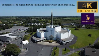 Basilica Shrine of Our Lady of Knock, Queen of Ireland 4K Video, Drone Shot.