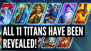 All 11 TITANS have been REVEALED! In depth BREAKDOWN on how they WILL WORK!