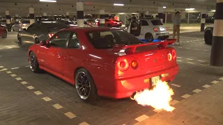 Best of Flames, Revs, Burnouts | Rupteur Night Meet N°7