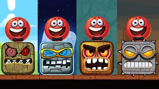 Red Ball 4 - All Levels - Time Attack - Livestream - Ball Friends - Bowtie Ball Gameplay Vol 1,4,5,3