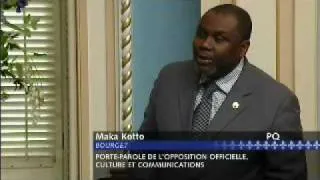 Maka Kotto rend hommage aux combattants de Sainte-Foy
