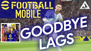 How To Fix Lags in eFootball 2024 Mobile | High Graphics 60 FPS