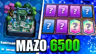 LLEGA A LAS 6500 🏆 CON ESTE PEDAZO DE MAZO 🤑 CLASH ROYALE - KANARIOOO