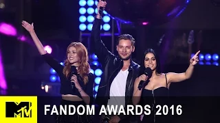 Shadowhunters Casts Accepts Best New Fandom | Fandom Awards 2016 | MTV