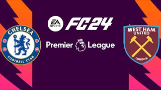 Chelsea vs West Ham United | Stamford Bridge | 2023-24 Premier League | EA FC 24