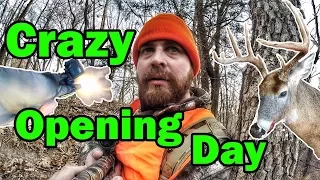 Deer Season Opening Day Public Land Hunt! Shotgun Season Is Crazy!