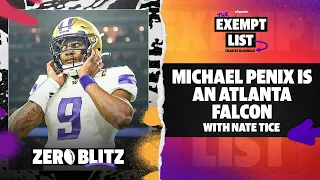 Michael Penix is a Falcon, favorite RB & OL landing spots with Nate Tice | The Exempt List