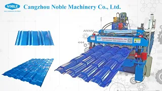 Double Layers Roofing Tile Roll Forming Machine