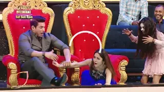 dance deewane 3 promo shehnaaz Dar ka maare kursi se gir gayi🤣Sidhart shukla shoked