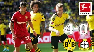 Borussia Dortmund vs. Bayer Leverkusen I 4-0 I Reus, Alcacer and Co. Score in Goal-Fest - Highlights