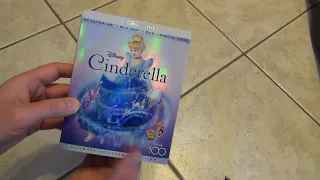 Cinderella 4K Ultra HD + Blu-Ray + DVD + Digital Copy Unboxing