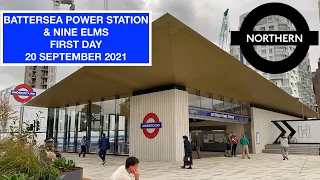 NEW Northern Line Extension | Battersea Power Station & Nine Elms | First Day