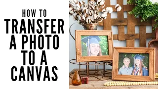 How to Transfer a Photo to a Canvas