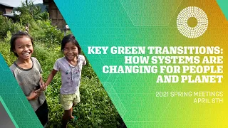 Key Green Transitions: How Systems Are Changing for People and Planet | 2021 WBG-IMF Spring Meetings