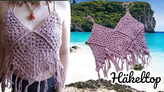 #29 Häkelanleitung 🌻Häkeltop Granny Oberteil 🌻 Kathrinchen Kirschblüte 🌻 Tutorial Crochet Pattern