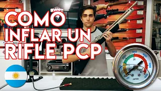 Cómo cargar un rifle PCP con un inflador manual ? - SWAT POINT