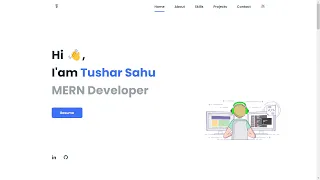 Build Personal Portfolio Website Using Only HTML And CSS | Free Source code | Responsive portfolio