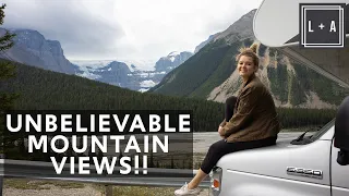 BANFF National Park - AMAZING Canada Rocky Mountain Views RV Camping