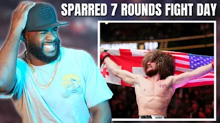 Merab Dvalishvili's INSANE Fight Day Routine | Sparred 7 Rounds Before Fighting