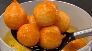 Perfect  Puff puff in 20 Minutes ! No Wait , No yeast !