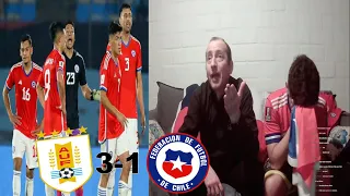 REACCION HINCHAS CHILENOS URUGUAY 3-1 CHILE *desastrozo* | ELIMINATORIAS MUNDIAL 2026 | Lucas DBC