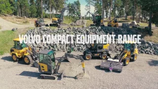 Volvo Construction Equipment Compact equipment range