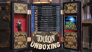 Toulon's Puppet Master Collectible Trunk Unboxing from Full Moon Features with 13 Blu-rays