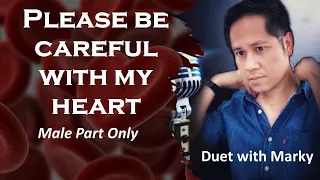 Please be careful with my heart  - Karaoke - Male part only