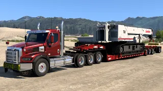 Western Star 49X - Heavy Crane Haul| American Truck Simulator 1.50