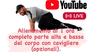 ALLENAMENTO DI 1 ORA COMPLETO PER PARTE ALTA E BASSA CON CAVIGLIERE(opzionali)!