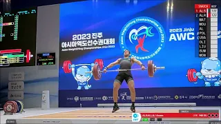 Asian Weightlifting Championships 2023 M 96kg A