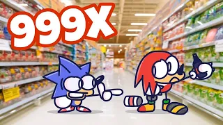 Knuckles, just choose a spaghetti sauce (Speed 999x)