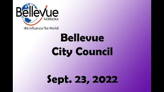 Special Bellevue City Council September 23, 2022