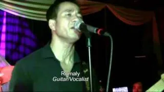 Romaly doing a rock-n--roll song at Golden Villa in Long Beach, CA