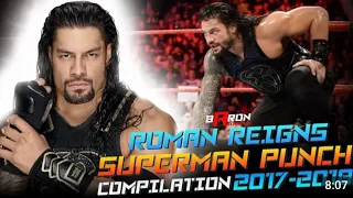 Roman Reigns Superman Punch Compilation (2017-2018) by Baron Clashing