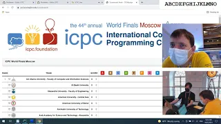 ICPC World Finals Moscow mirror ft Petr, Endagorion!