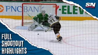 Vegas Golden Knights at Dallas Stars | FULL Shootout Highlights