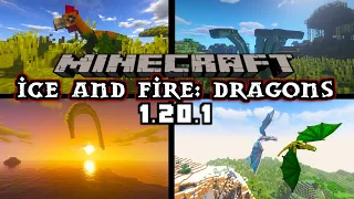 *NEW* Ice and Fire: Dragons Mod - Minecraft 1.20.1 (Mod Showcase)