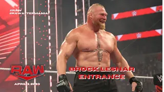 Brock Lesnar entrance: WWE Raw, April 3, 2023